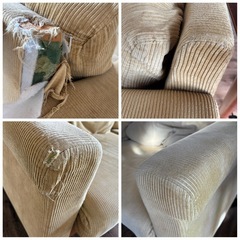 【0円】ソファ差し上げます／3階階段・26日まで・即決優先 の画像