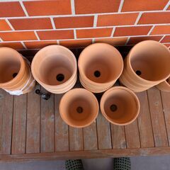 素焼き鉢　19ヶの画像