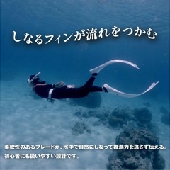 ロングフィン　ホワイト　新品未使用の画像