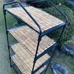 無人販売　商品陳列棚の画像