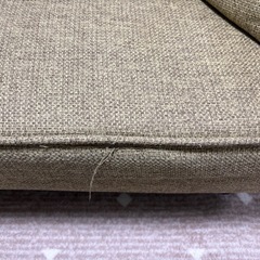 2人がけリクライニングソファの画像