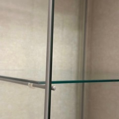 22日までIKEA イケア DETOLF デトルフ ガラスショーケース ガラスキャビネット の画像