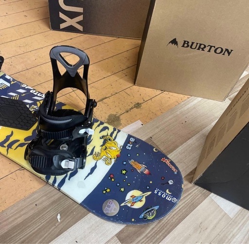 スノーボードセット100cm BURTON　バートン　ワックスしてお渡しします！