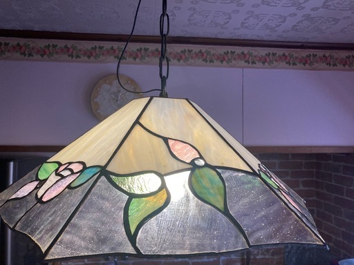 ステンドグラス照明レトロ (E O) 競馬場前の照明器具の中古あげます