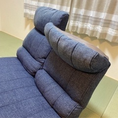 独立リクライニングソファ座椅子ツイン　ニトリの画像