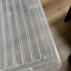 【決まりました】ニトリ コロ付 衣装ケース2個の画像