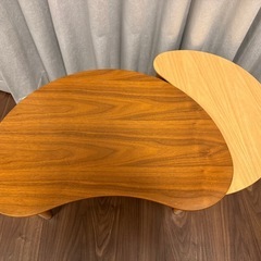 北欧風ローテーブル（変形可能）の画像