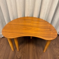 北欧風ローテーブル（変形可能）の画像