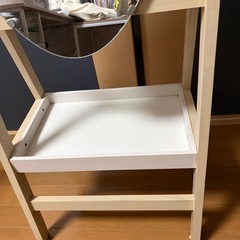 ニトリ　棚付きスタンドミラーの画像