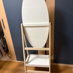 ニトリ　棚付きスタンドミラーの画像