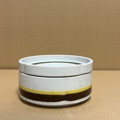 北欧 ヴィンテージ 食器 サークルライン キャニスター レトロ 70sの画像