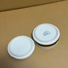 北欧 ヴィンテージ 食器 サークルライン キャニスター レトロ 70sの画像