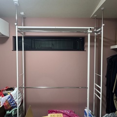 ベルメゾン/突っ張りハンガーラック の画像