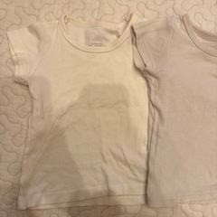 半袖肌着4枚セット　綿100% 80センチの画像