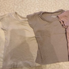 半袖肌着4枚セット　綿100% 80センチの画像