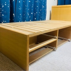 シングルベッドフレーム+マットレスの画像