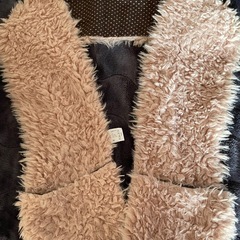 ポケット付きマフラーの画像