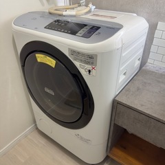 【12/21まで】日立ドラム式洗濯乾燥機 BD-NX120AL｜洗濯・脱水OK｜現状渡し の画像