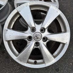 A-4 ホイール タイヤ 4本セット トヨタ TOYOTA 5穴 J DOT 17×7J 50 Y2 の画像