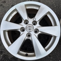 A-4 ホイール タイヤ 4本セット トヨタ TOYOTA 5穴 J DOT 17×7J 50 Y2 の画像