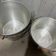 アルミバケツ 2個セットの画像