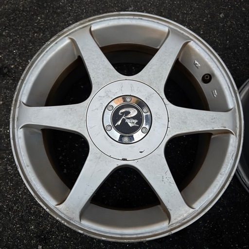 A-6 ホイール タイヤ 4本セット 1つセンターキャップなし 15×61/2J 15×6.5J VIA690KG