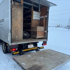 三菱　キャンター アルミバン パワーゲート 3tの画像