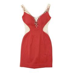 【Jessica / ジェシカ】シアー ビジュー パール タイトミニキャバドレス sugarの画像