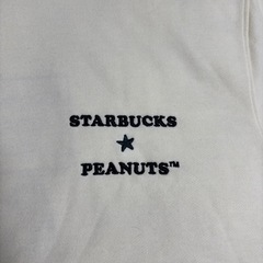 オーバーサイズパーカー オフホワイト PEANUTS Snoopy/S -Mの画像