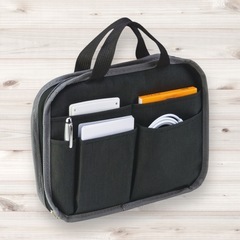 【マルチポーチ】ブラック バックインバック インナーケースの画像