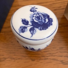 インテリア骨壷★ボヘミアブルーローズ の画像