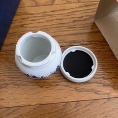 インテリア骨壷★ボヘミアブルーローズ の画像