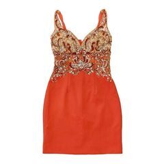 【IRMA / イルマ】ビジュー ビーズ刺繍 シアー タイトミニドレス sugar キャバドレスの画像