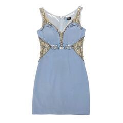 【IRMA / イルマ】ワンカラー ビジュー カットアウト タイトミニドレス sugar 25767 キャバドレスの画像