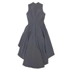 【Andy / アンディ】テールカット プチハイネック ギャザリング ミディアムドレス キャバドレスの画像