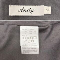 【Andy / アンディ】テールカット プチハイネック ギャザリング ミディアムドレス キャバドレスの画像