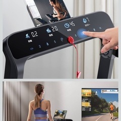 【美品】FLYLINKTECH ランニングマシン 折りたたみ式／動作良好の画像