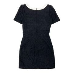 【an / アン】スクエアネック パイピング ツイード タイトミニキャバドレス AOC-3738の画像