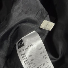 gu レディース　スエードタッチジャケット　Lの画像