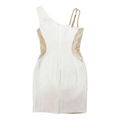 【AngelR / エンジェルアール】オープンバストショルダービジューアシンメトリーミニドレス AR23820 キャバドレスの画像