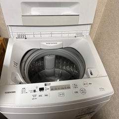 TOSHIBA洗濯機の画像