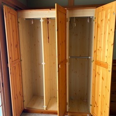 ワードローブ　4点セットの画像