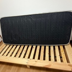 セミシングルベッド＋マットレスセットの画像