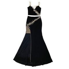 【AngelR / エンジェルアール】バストビジュー セットアップ ロングドレス AR24809 キャバドレスの画像