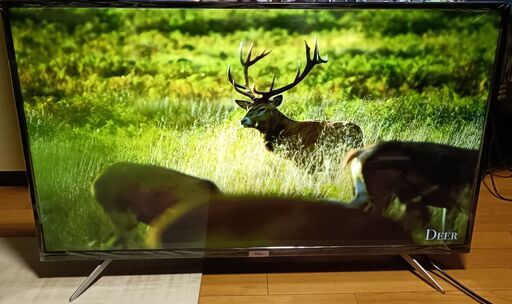 無料配送 美品 2022年 TCL 43V型 43P618 4K液晶TV HDR10 Youtube