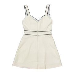 【PURESS by AngelR / ピュアレスバイエンジェルアール】ビジューボタンパイピングラップデザインマイクロミニドレス キャバドレスの画像