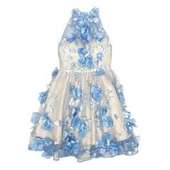 【Donia Quinn / ドニアクイーン】立体フラワー シアー フレアミニドレス Q60155Y sugar キャバドレスの画像