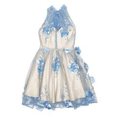 【Donia Quinn / ドニアクイーン】立体フラワー シアー フレアミニドレス Q60155Y sugar キャバドレスの画像