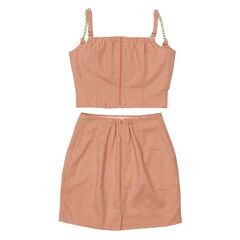 【anier ROBE. / アニエルローブ】chain fetish set up dress チェーンフェティッシュ セットアップドレス anier4031 キャバドレスの画像