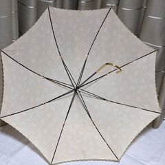 Wpc. 雨傘 長傘 ピンククリーム 花柄の画像